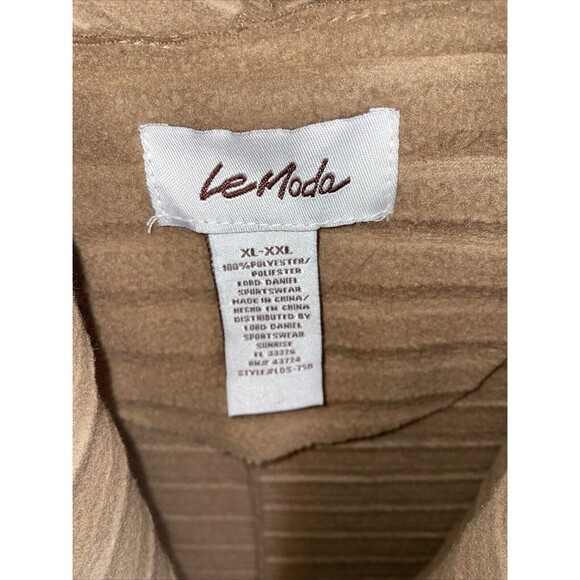 Le Moda Women’s Open Cardigan Size XL Tan Going Out Party Fall - Picture 2 of 12